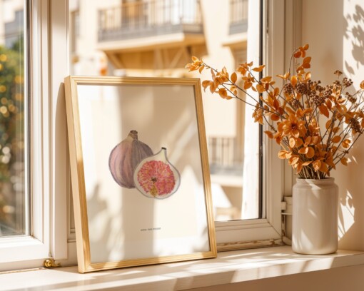 Vijgen Art Print | Botanische Fruit Poster – Anna-Mae Studio