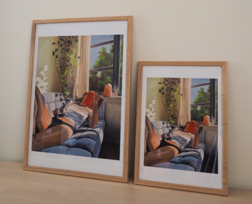 Print tranquil reading
