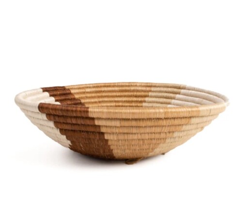 Rieten schaal Beige en Bruin ø 30 cm