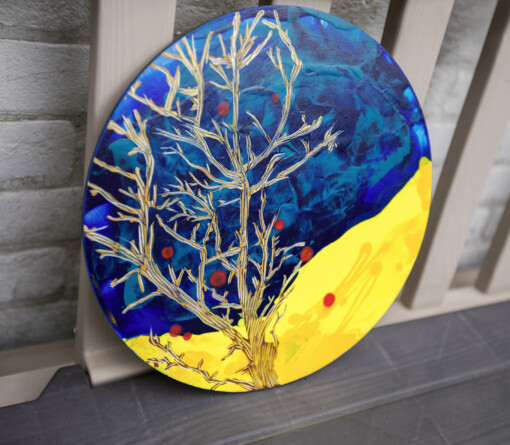 Nature - Gesneden op hout