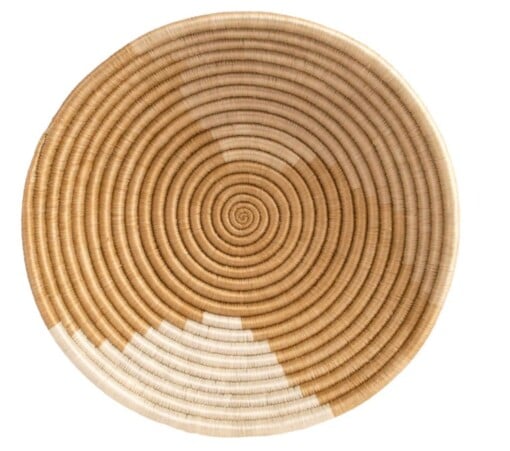 Rieten schaal Sand ø 30 cm