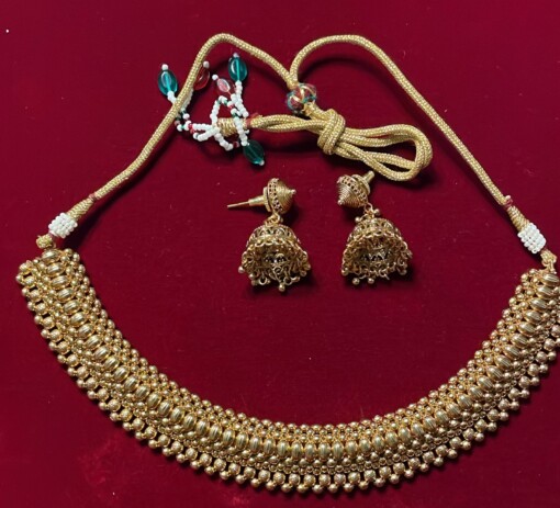 South Indian golden ketting set