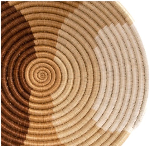 Rieten schaal Beige en Bruin ø 30 cm