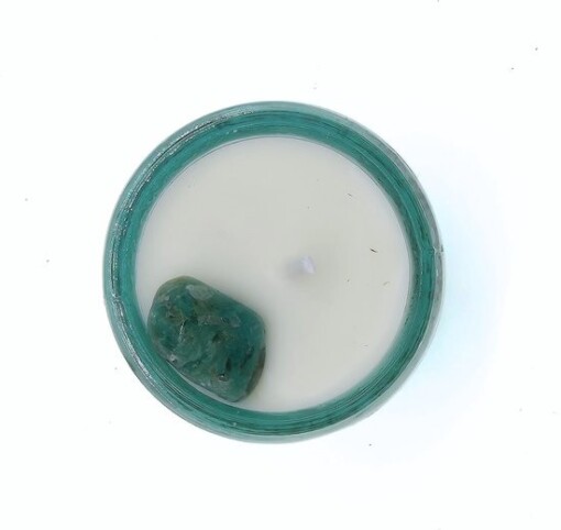 Sterrenbeeld kaars met edelsteen - Waterman 5cm