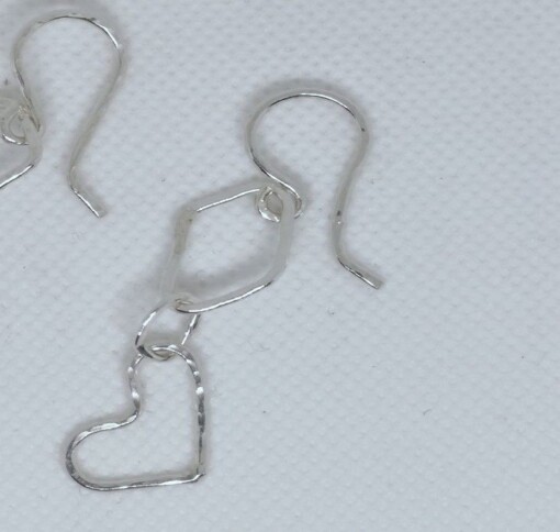 Organic oorhangers, uniek handgemaakt stel oorhangers