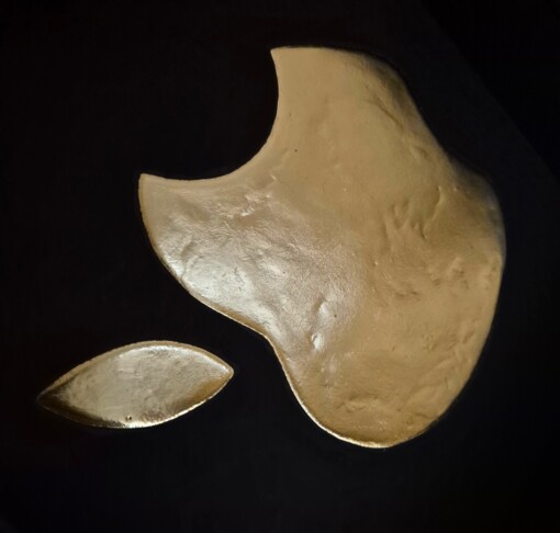Apple logo 23ct goud verguld kunstwerk in lijst