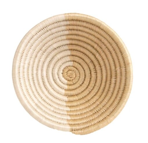 Rieten schaal Sand ø 20 cm