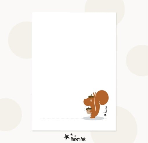 Poster-Kaart Eddie Eekhoorn