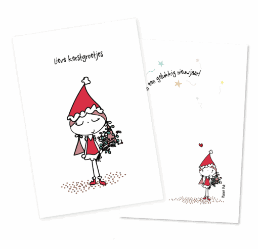 Kerstkaarten Mix + Stickervel!