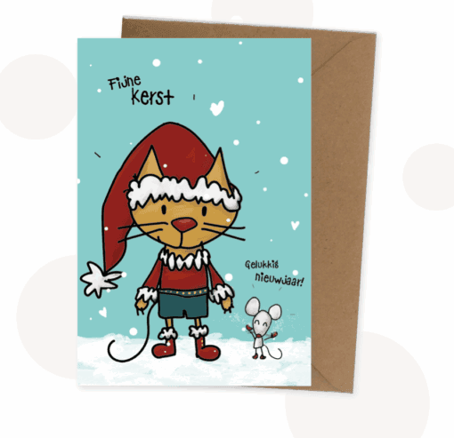 Kerstkaarten Mix + Stickervel!