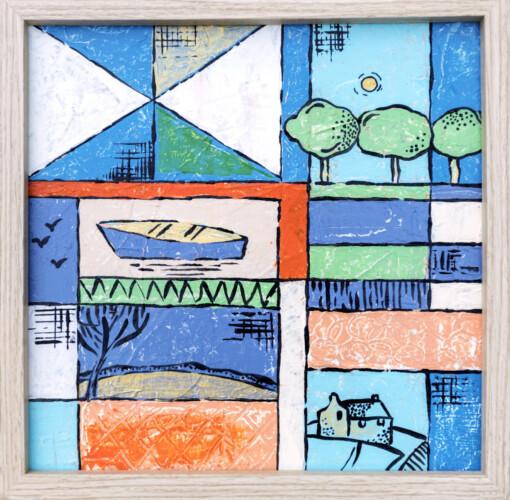 Relief landscape 2 -schilderen