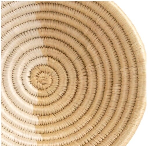 Rieten schaal Sand ø 20 cm