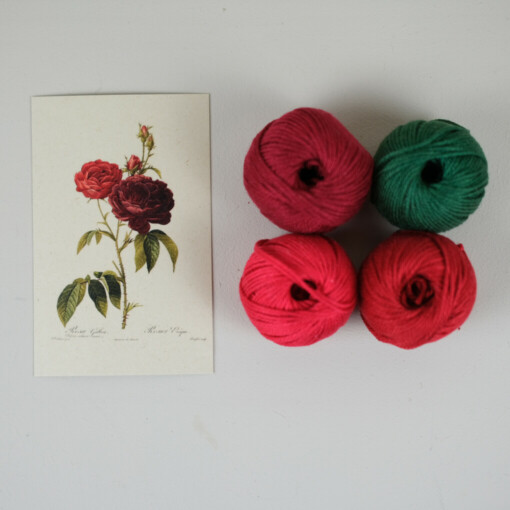 Rood Roos DIY Weefpakket Groot