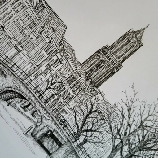 Pentekening Domtoren (Dom), Utrecht