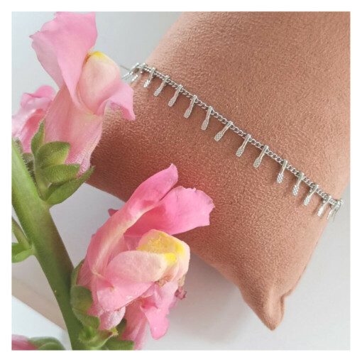 Armband zilver met spikes