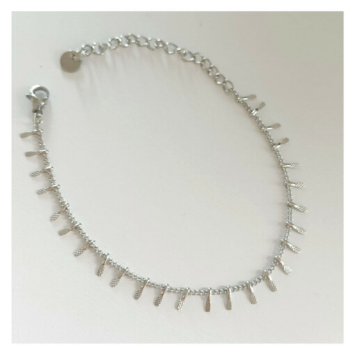 Armband zilver met spikes