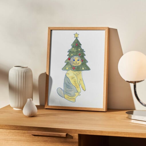 Christmas tree - Art Print (A4)