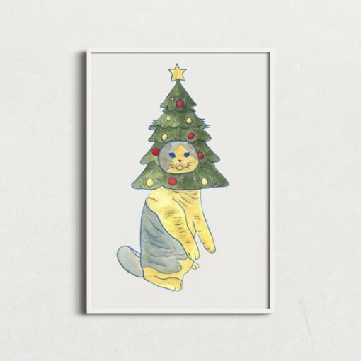 Christmas tree - Art Print (A4)