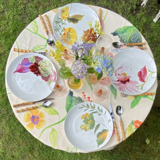 Botanical Wonders - Set van 4 dinerborden