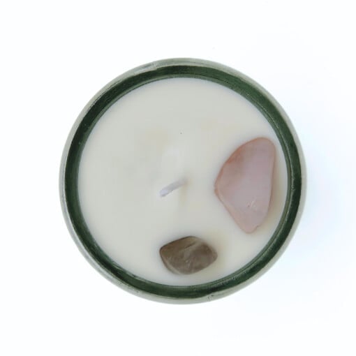 Sterrenbeeld geurkaars met edelstenen - Stier