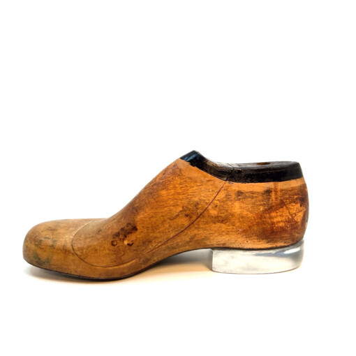Vintage schoenleest met hak | heren model