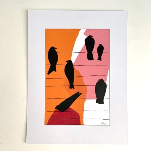 Zeefdruk Vogels