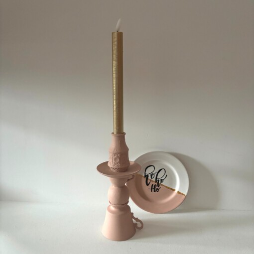 Hippe Rose  kandelaar