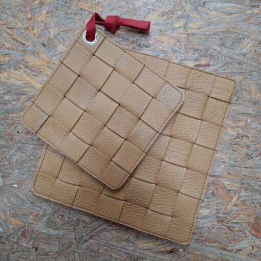 Leren pannenlappen limited edition