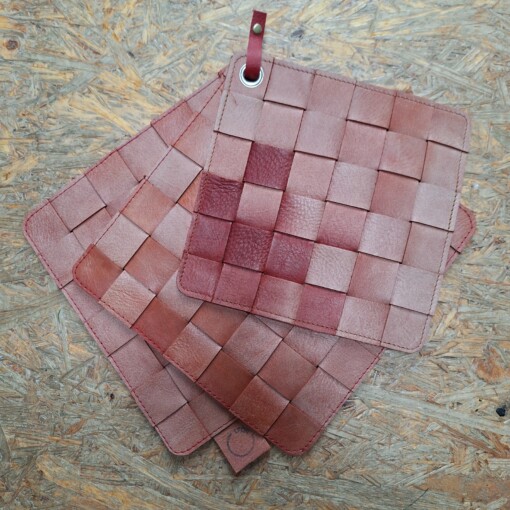 Leren pannenlappen limited edition