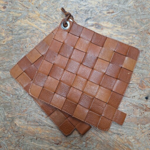 Leren pannenlappen limited edition