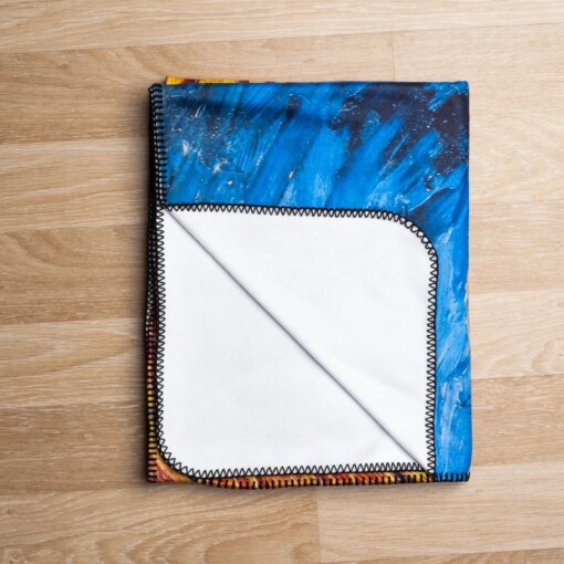 Vincent van Gogh Tarweveld Deken | Artistieke Polar Plaid | Gezellig & Duurzaam