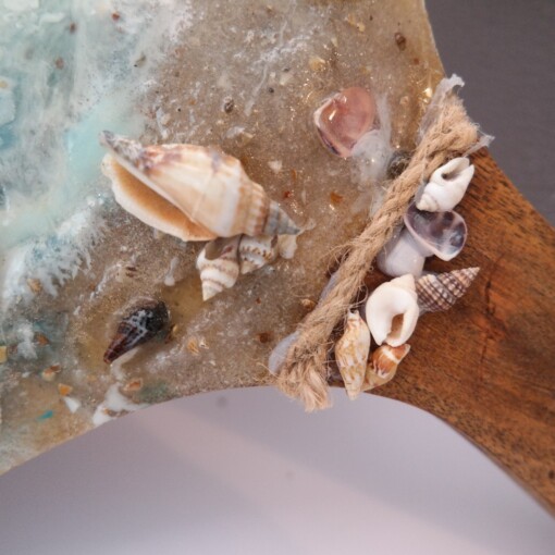 Grote borrelplank rond "zee"