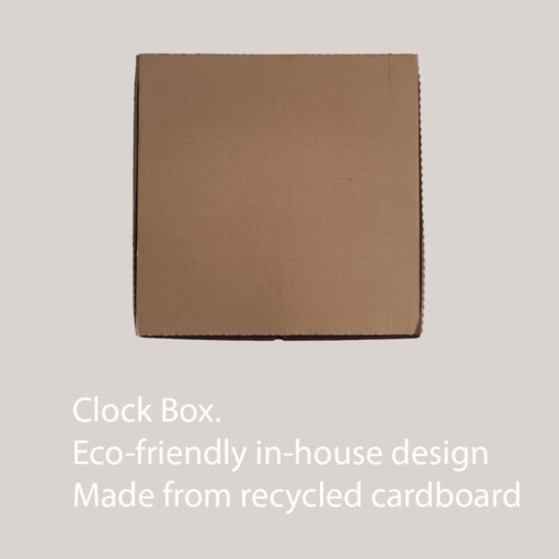 Visgraat Klok - Tijdloze elegantie voor jouw interieur - Handgemaakt