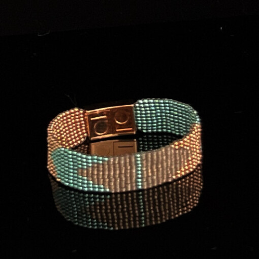 Miyuki beads geweven armband | verwisselbare magneetsluiting