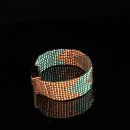 Miyuki beads geweven armband | verwisselbare magneetsluiting