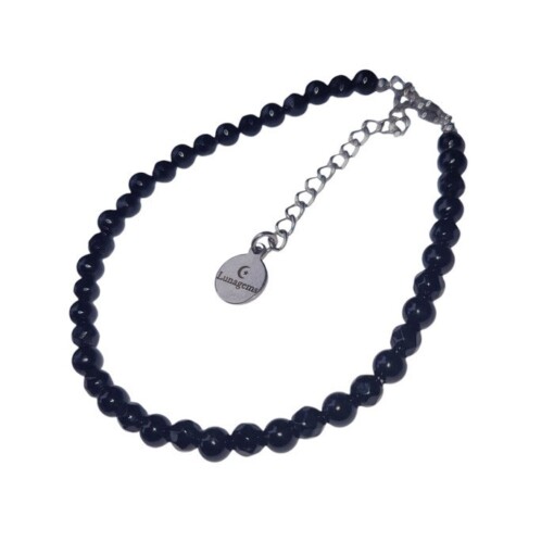 Armband onyx stainless steel