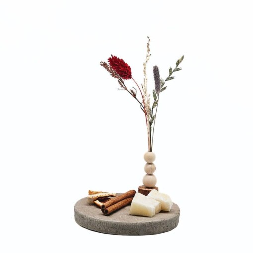 DIY pakket - Droogbloemen met geurdecoratie - kaneel