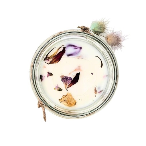 DIY pakket - Geurkaars met bloemen - wildflowers