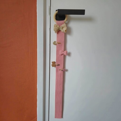 Haarspeldjes organizer roze 60cm