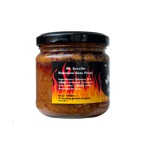 Habanero Goes Pinda – 200 gram-  Pittige sambal met een noot twist!