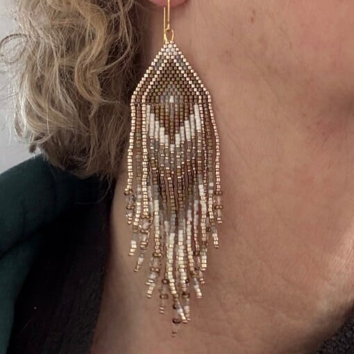 Ibiza-stijl lange oorhangers
