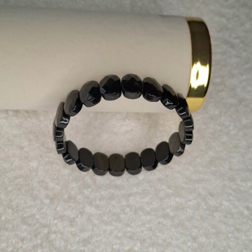 Obsidiaan Armband