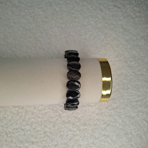 Obsidiaan Armband
