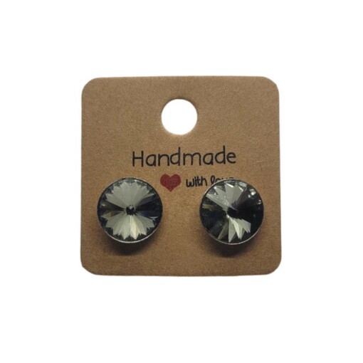 Oorbelknopjes Swarovski Black Diamond
