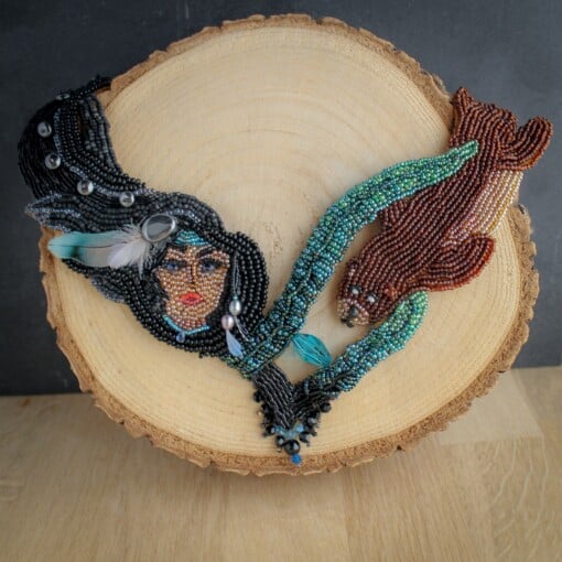 Otter totem ketting, een betekenisvol sieraad van kralen