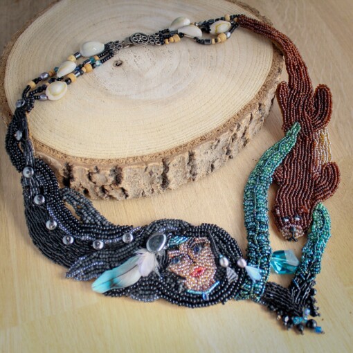 Otter totem ketting, een betekenisvol sieraad van kralen