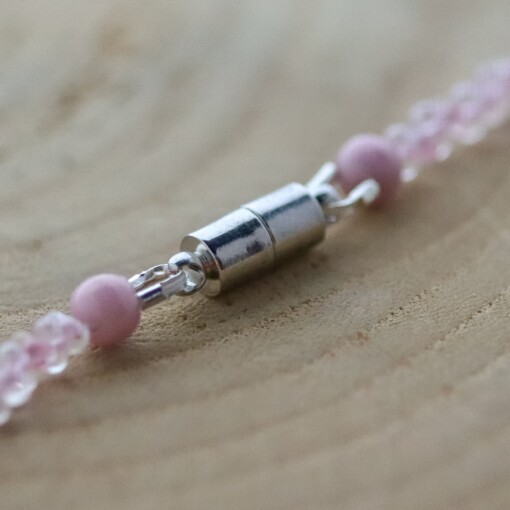 Roze dromenvanger ketting