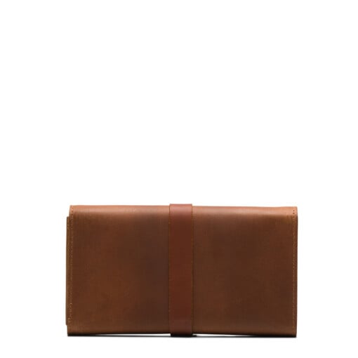 Beocca - Leren portemonnee Yarra cognac