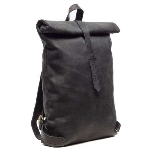 Beocca - Leren rugzak Mavis zwart - 15" laptoptas