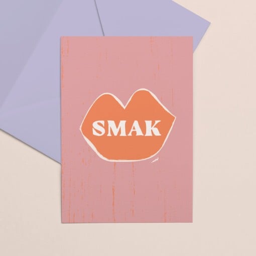 Gekleurde kaart Smak